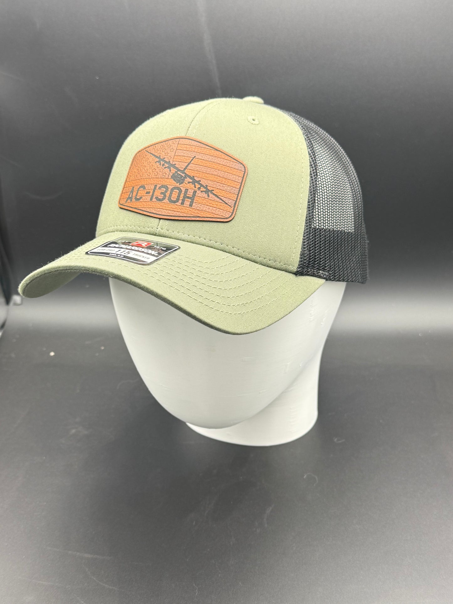 AC-130H Spectre Leatherette Patch Hat