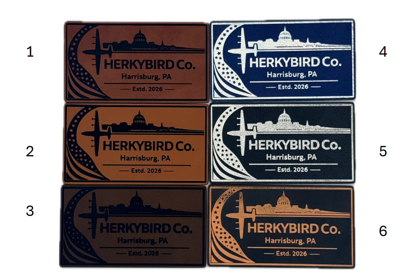 Custom Aviation Hat – Richardson 112 / 115 Engraved Leather Patch