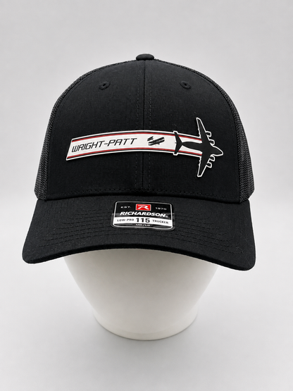 445th AW Wright-Patterson AFB C-17 Wing Tail Flash Hat – UV Leatherette