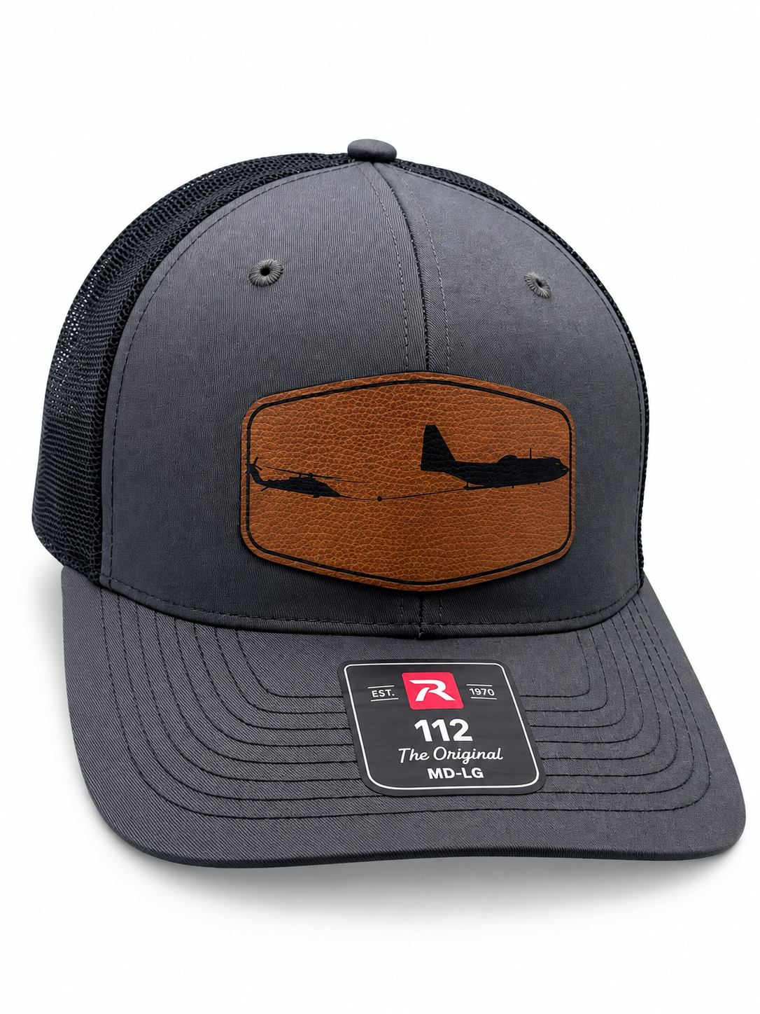 Custom Air Refueling Patch Hat – Your Tanker, Your Receiver | Laser Engraved Leatherette