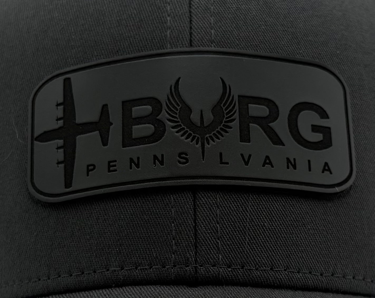 Custom Aviation Hat – Richardson 112 / 115 Engraved Leather Patch