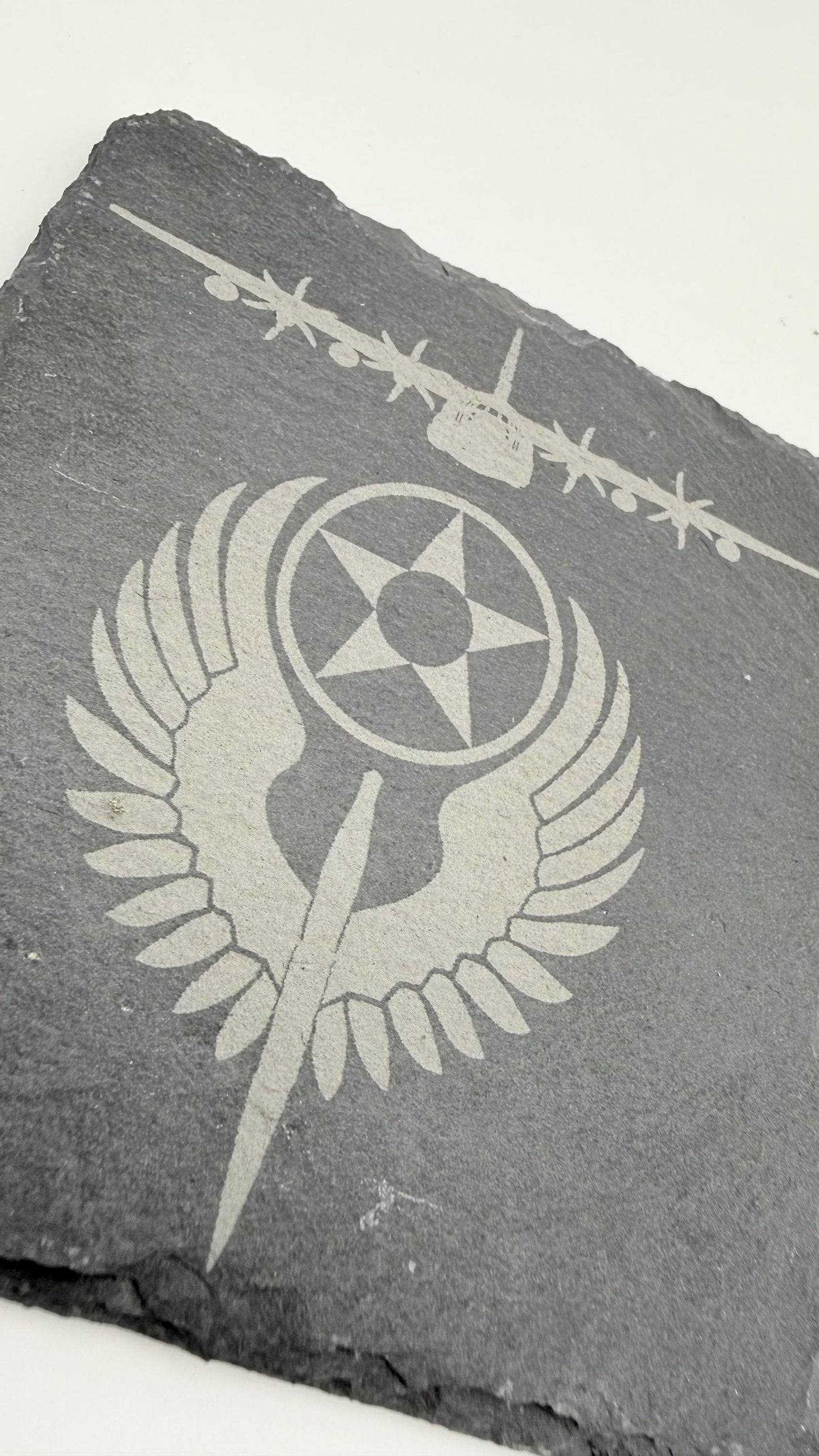 Custom Aviation & Military Slate Coasters
