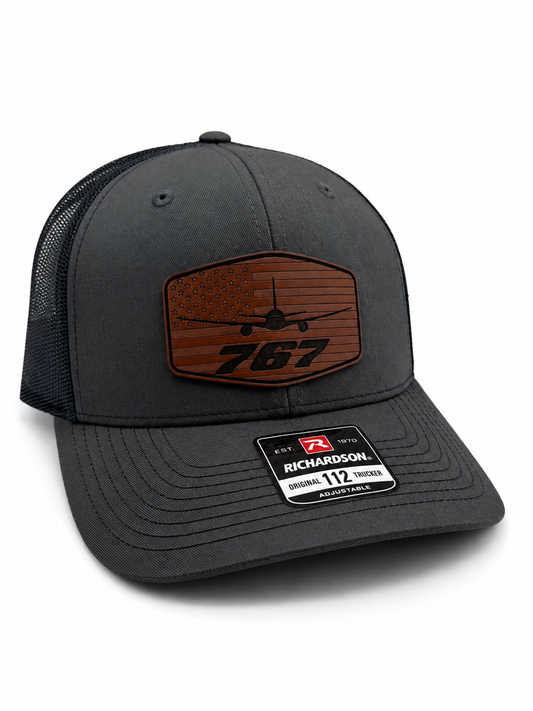 767 Patch Hat – Laser Engraved Leatherette | V1Rot8