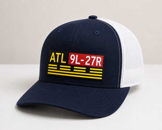 ATL Atlanta Runway 9L-27R Hold Short HAT – UV Leatherette