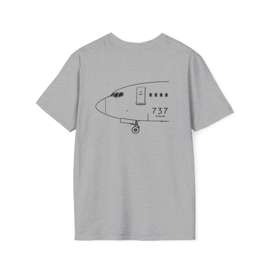 737 Nose Profile Tee – V1Rot8 Type Series