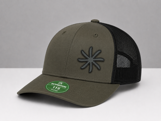 C-130 8-Blade Prop Hat – Laser Engraved Leatherette Patch