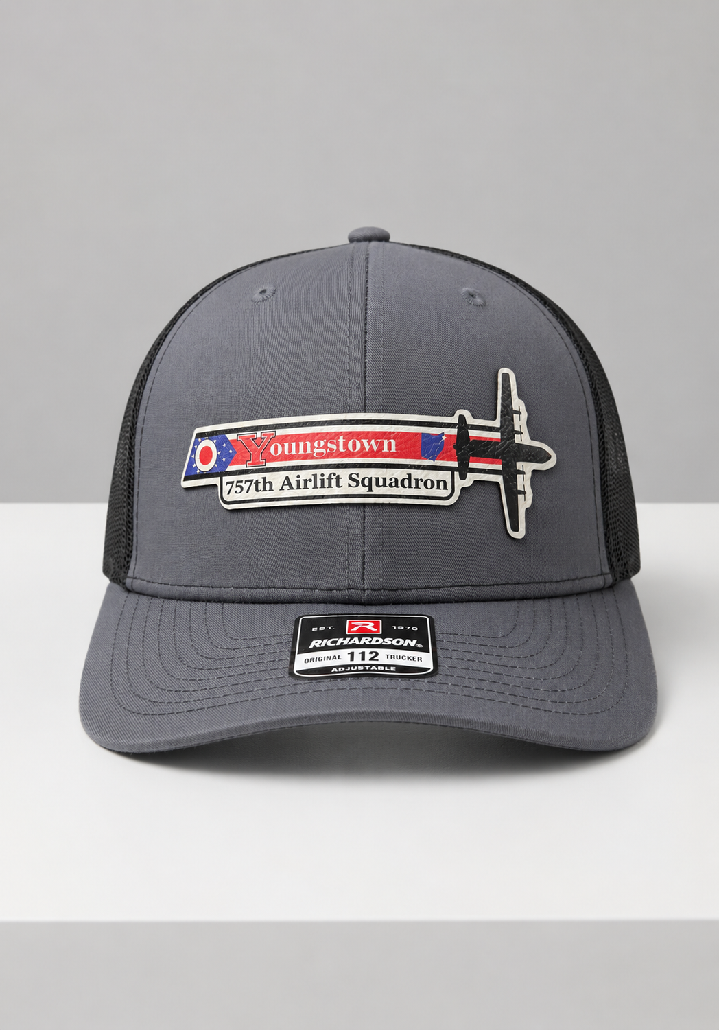 757th Airlift Squadron Youngstown Heritage Hat C-130J – UV Leatherette