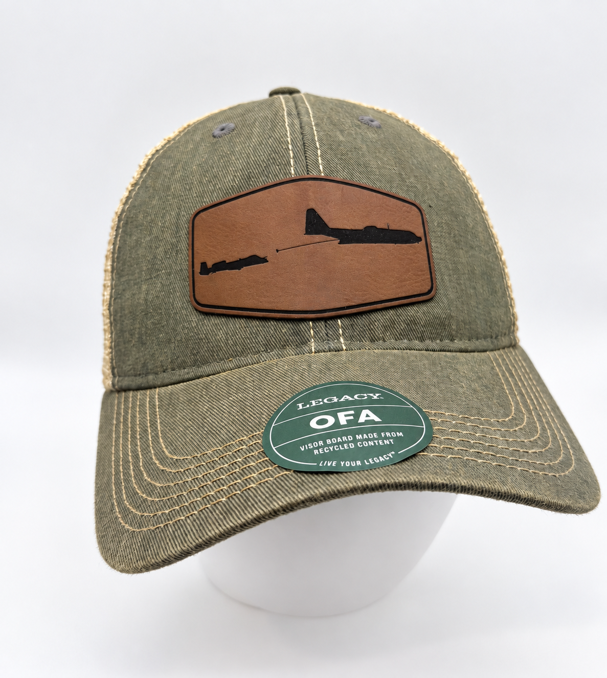 A-10 & HC-130J Air Refueling Patch Hat – Laser Engraved Leatherette