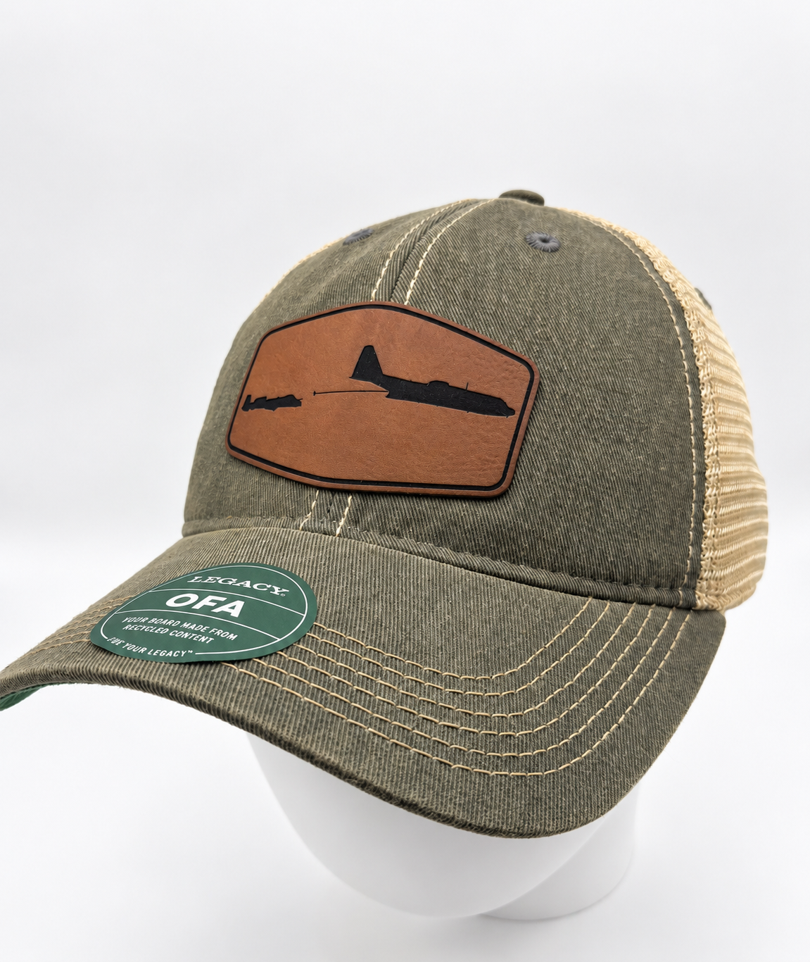 A-10 & HC-130J Air Refueling Patch Hat – Laser Engraved Leatherette