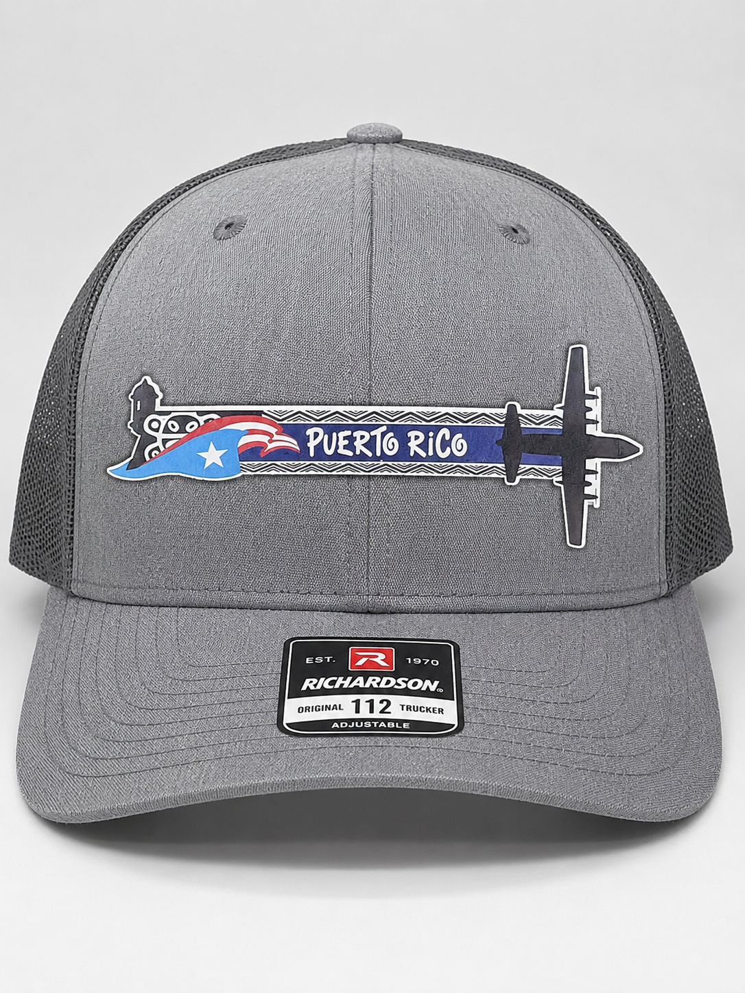 156th AW Puerto Rico ANG C-130H Squadron Tail Flash - UV Patch Hat
