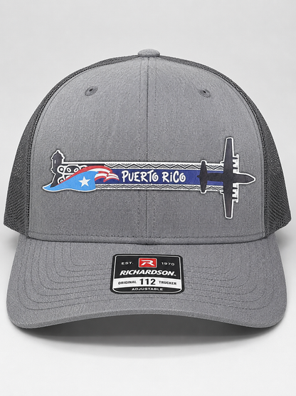 156th AW Puerto Rico ANG C-130H Squadron Tail Flash - UV Patch Hat