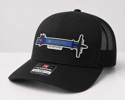 Delaware ANG C-130H Squadron Tail Flash HAT- UV Leatherette