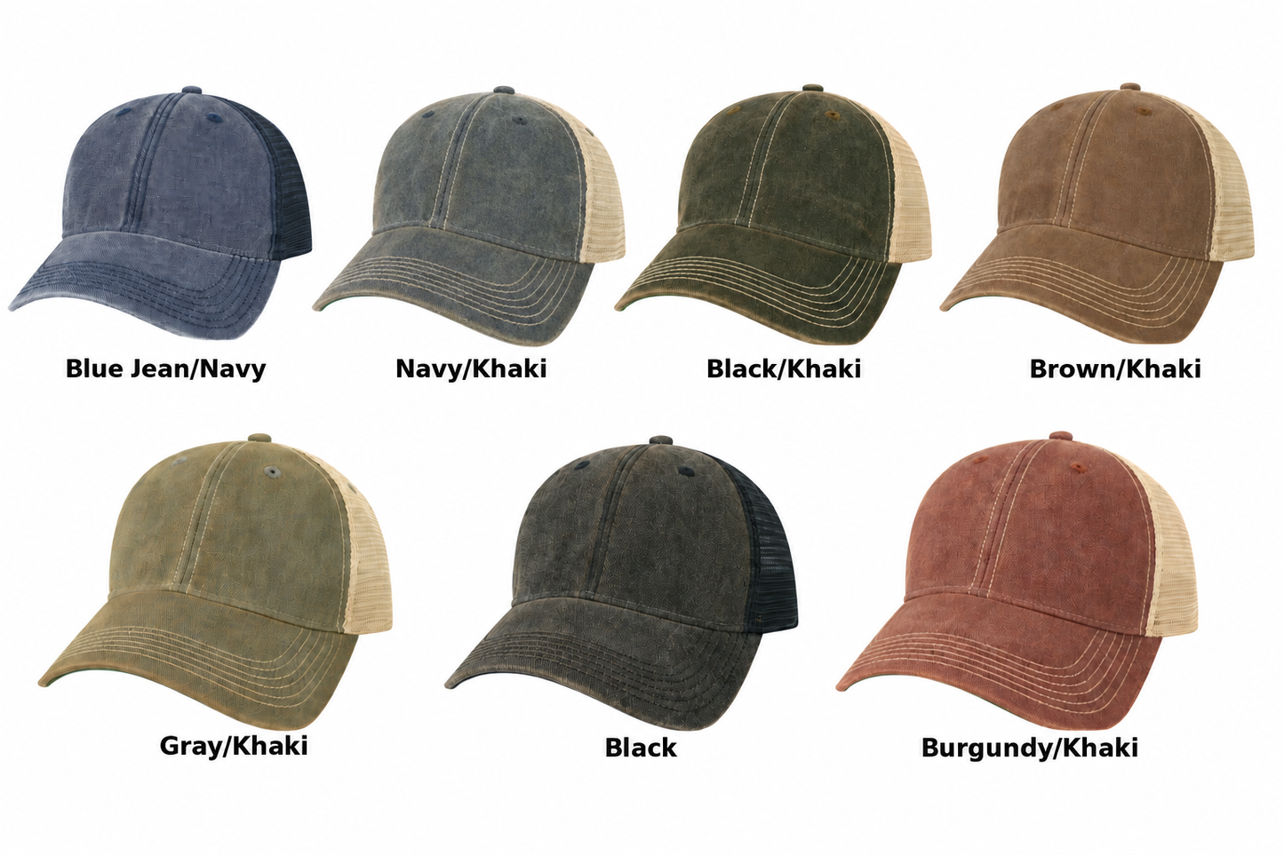Legacy Old Favorite Trucker hat colour options