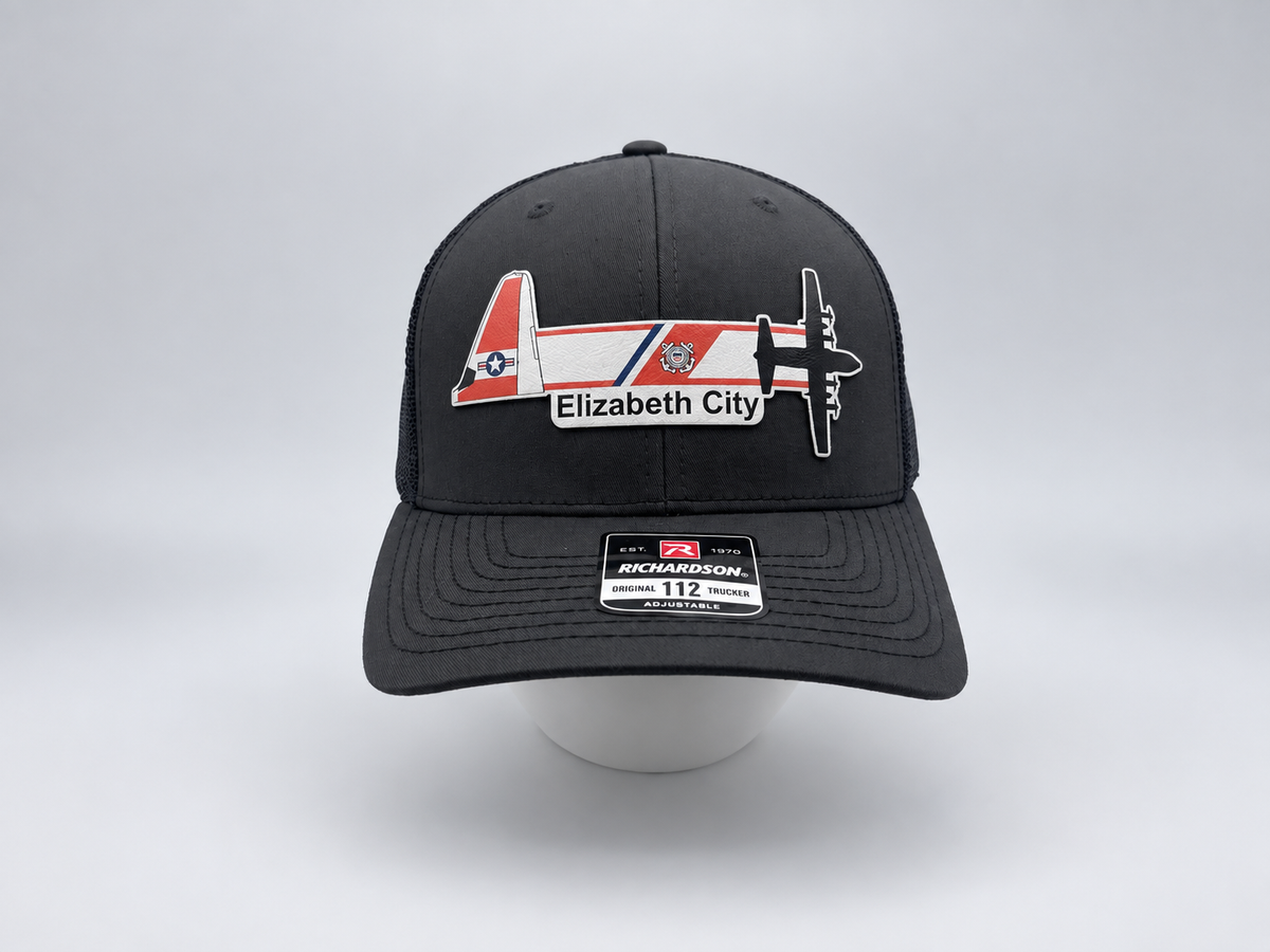 Coast Guard Tail Flash Hat – HC-130 Hercules | UV-Printed Patch