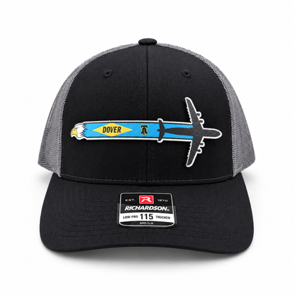 436th AW Dover AFB C-5M Super Galaxy Wing Tail Flash Hat – UV Leatherette