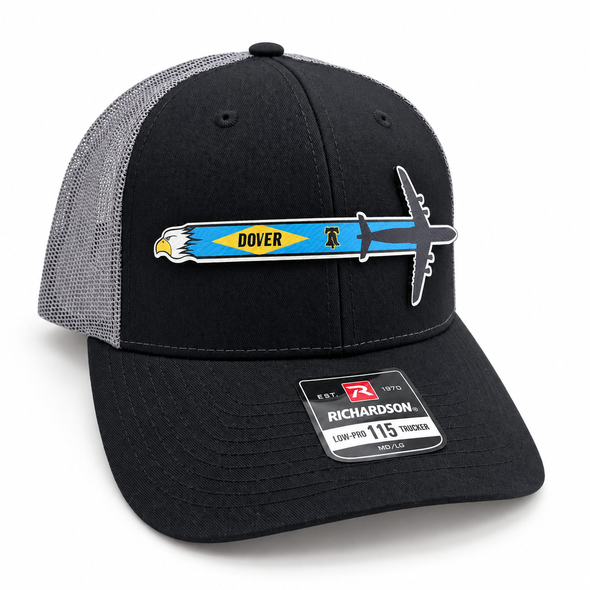 436th AW Dover AFB C-5M Super Galaxy Wing Tail Flash Hat – UV Leatherette