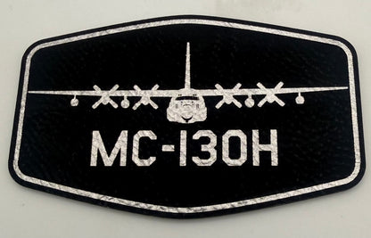 Custom Aviation Hat – Richardson 112 / 115 Engraved Leather Patch