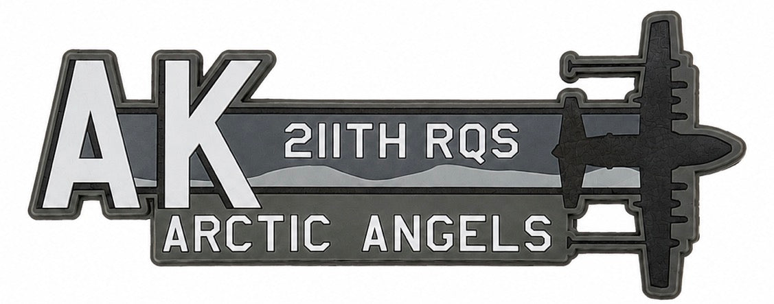 211th RQS Alaska ANG HC-130J Combat King II Squadron Tail Flash HAT – UV Leatherette