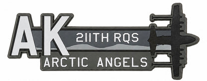 211th RQS Alaska ANG HC-130J Combat King II Squadron Tail Flash HAT – UV Leatherette