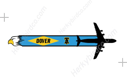 436th AW Dover AFB C-5M Super Galaxy Wing Tail Flash Hat – UV Leatherette