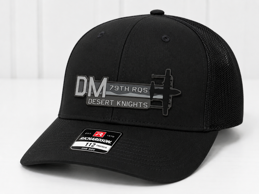 79th RQS Davis-Monthan AFB HC-130J Combat King II Squadron Tail Flash HAT – UV Leatherette