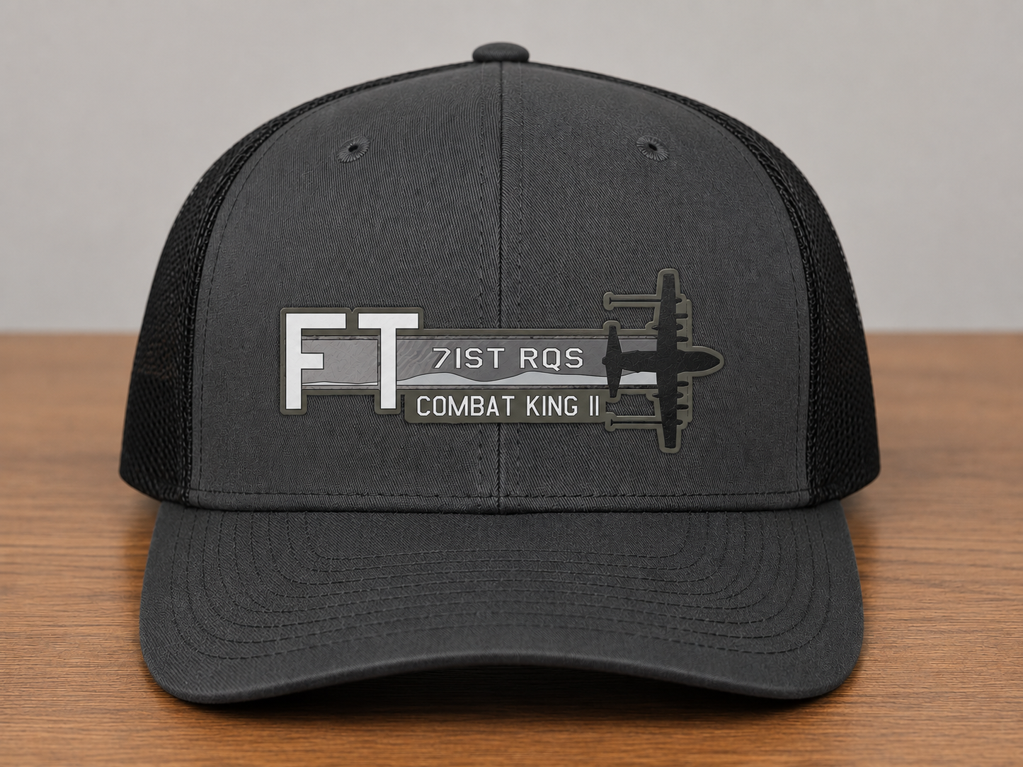 71st RQS Moody AFB HC-130J Combat King II Squadron Tail Flash HAT – UV Leatherette