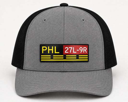 PHL Philadelphia Runway 27L-9R Hold Short HAT – UV Leatherette