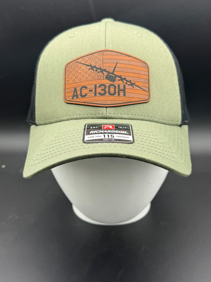 AC-130H Spectre Leatherette Patch Hat
