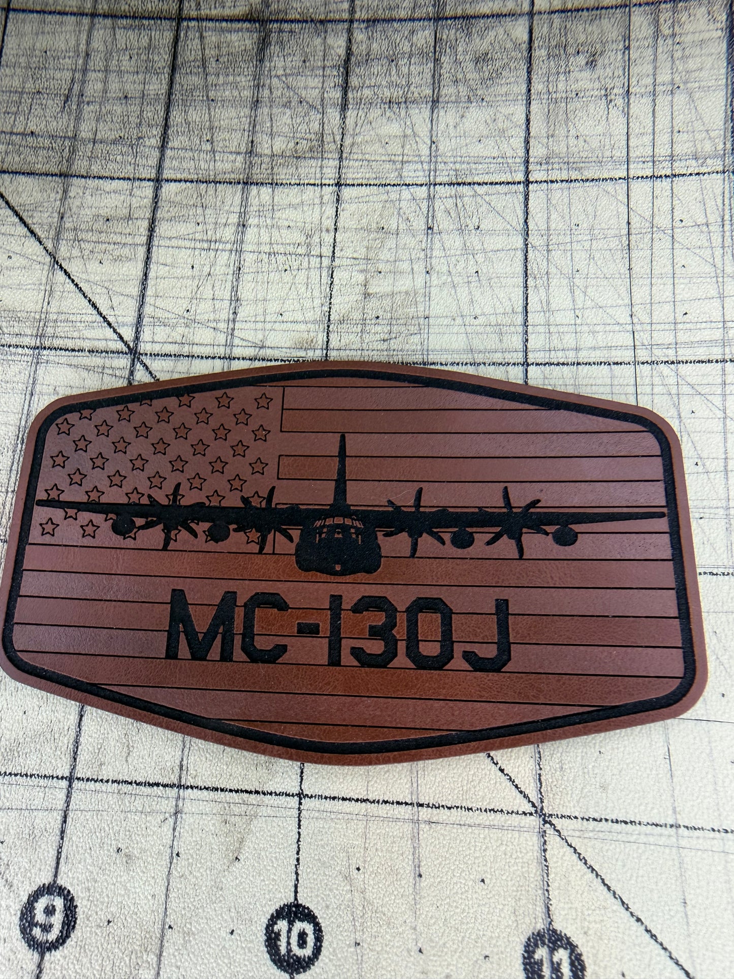 Custom Aviation Hat – Legacy Old Favorite Engraved Leather Patch