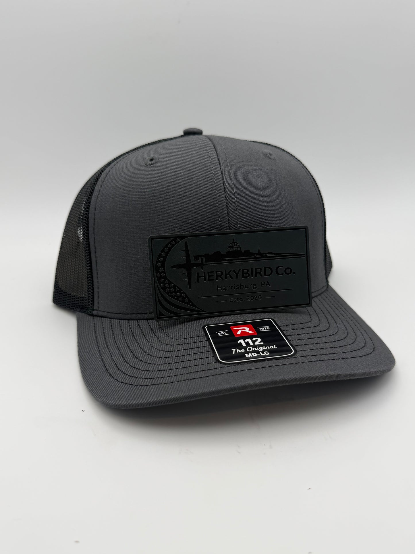 Custom Aviation Hat – Richardson 112 / 115 Engraved Leather Patch