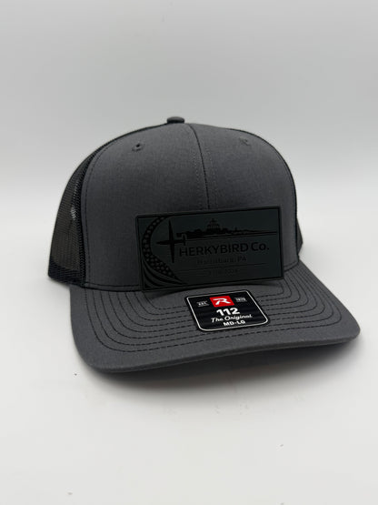 Custom Aviation Hat – Richardson 112 / 115 Engraved Leather Patch