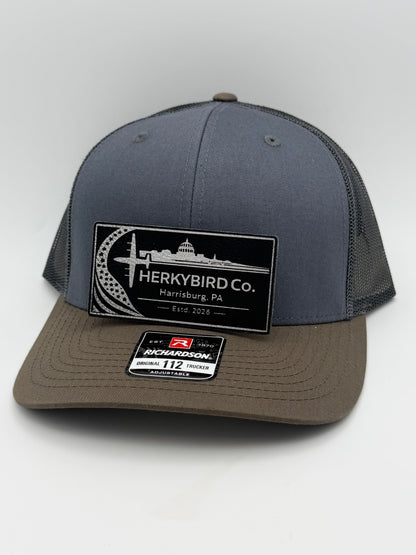 Custom Aviation Hat – Richardson 112 / 115 Engraved Leather Patch