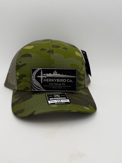 Custom Aviation Hat – Richardson 112 / 115 Engraved Leather Patch