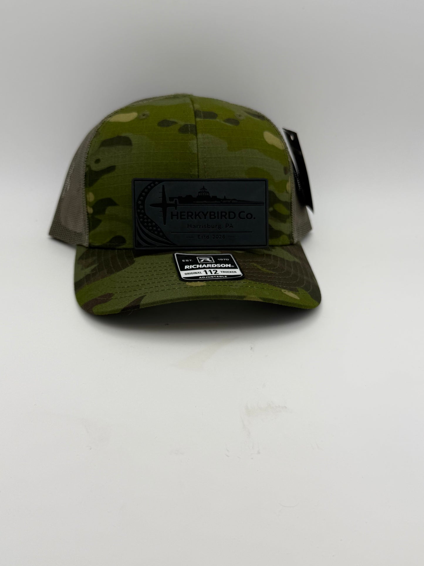 Custom Aviation Hat – Richardson 112 / 115 Engraved Leather Patch