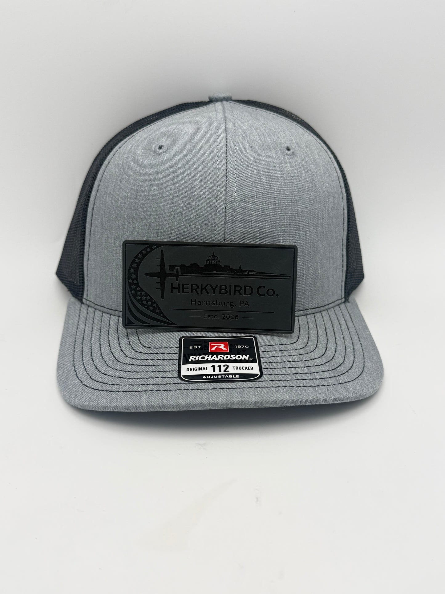 Custom Aviation Hat – Richardson 112 / 115 Engraved Leather Patch