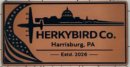 Custom Aviation Hat – Richardson 169 | Laser-Engraved Leather Patch