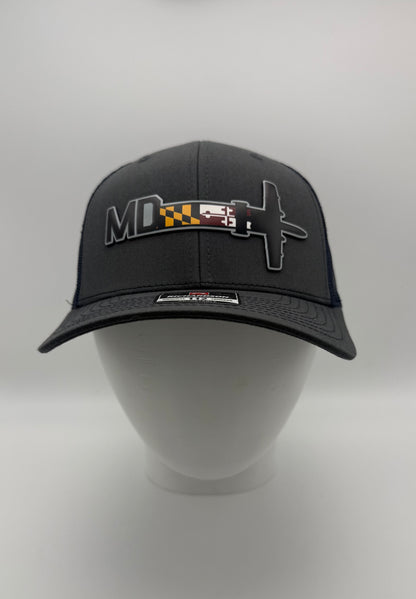 Maryland ANG A-10 Warthog Tail Flash HAT – UV Leatherette
