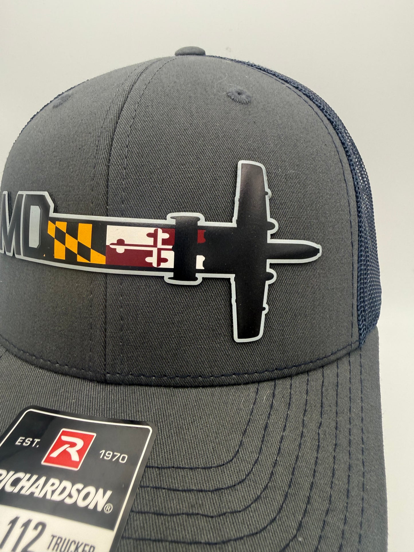 Maryland ANG A-10 Warthog Tail Flash HAT – UV Leatherette
