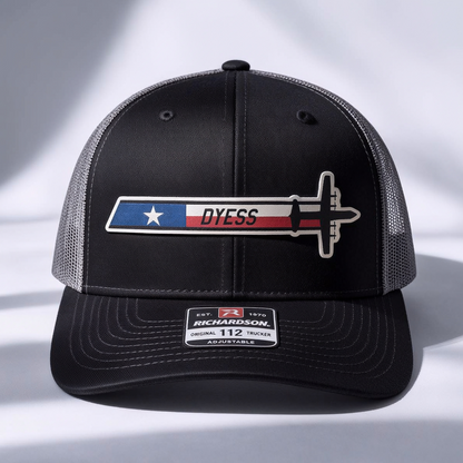 Dyess AFB C-130J - UV Leatherette Squadron Tail Flash HAT