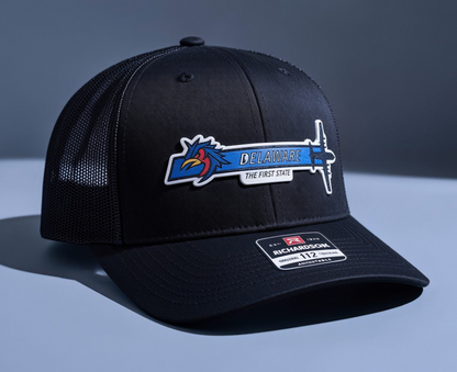 Delaware ANG C-130H Squadron Tail Flash HAT- UV Leatherette