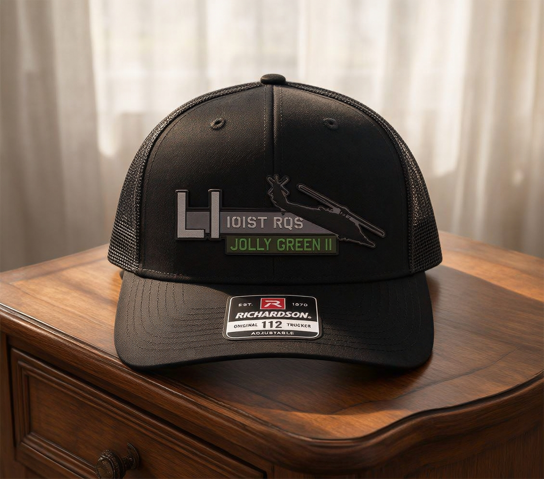 101st RQS Gabreski NY ANG HH-60 Pave Hawk Squadron HAT – UV Leatherette
