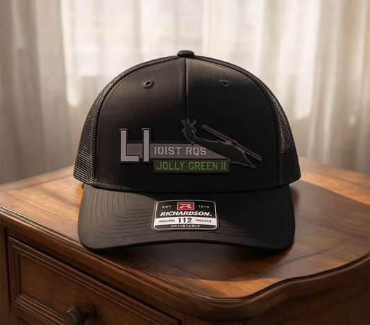 101st RQS Gabreski NY ANG HH-60 Pave Hawk Squadron HAT – UV Leatherette