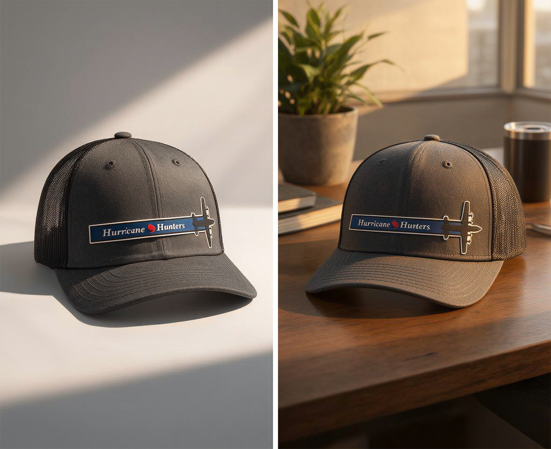 53rd WRS Hurricane Hunters WC-130J tail flash hat – additional view 3