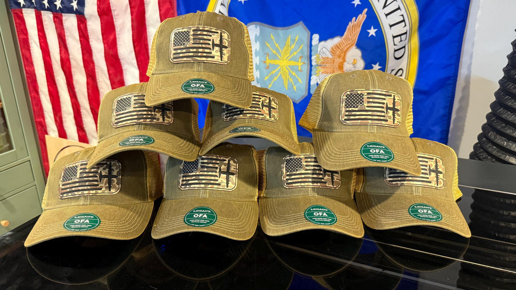 Custom C-130 Hat – Custom Engraved Leather Patch Cap