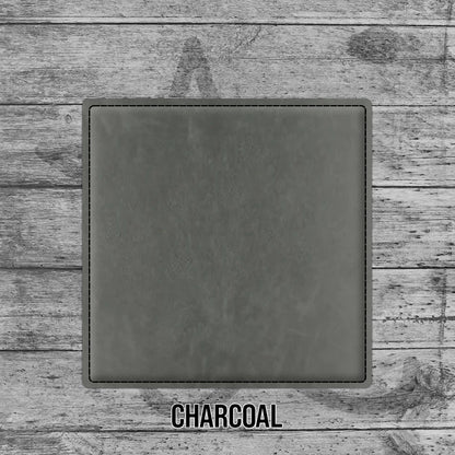Custom Aviation Leatherette Coasters – Squadron, Aircraft & Personalized Designs (1, 4, or 6)