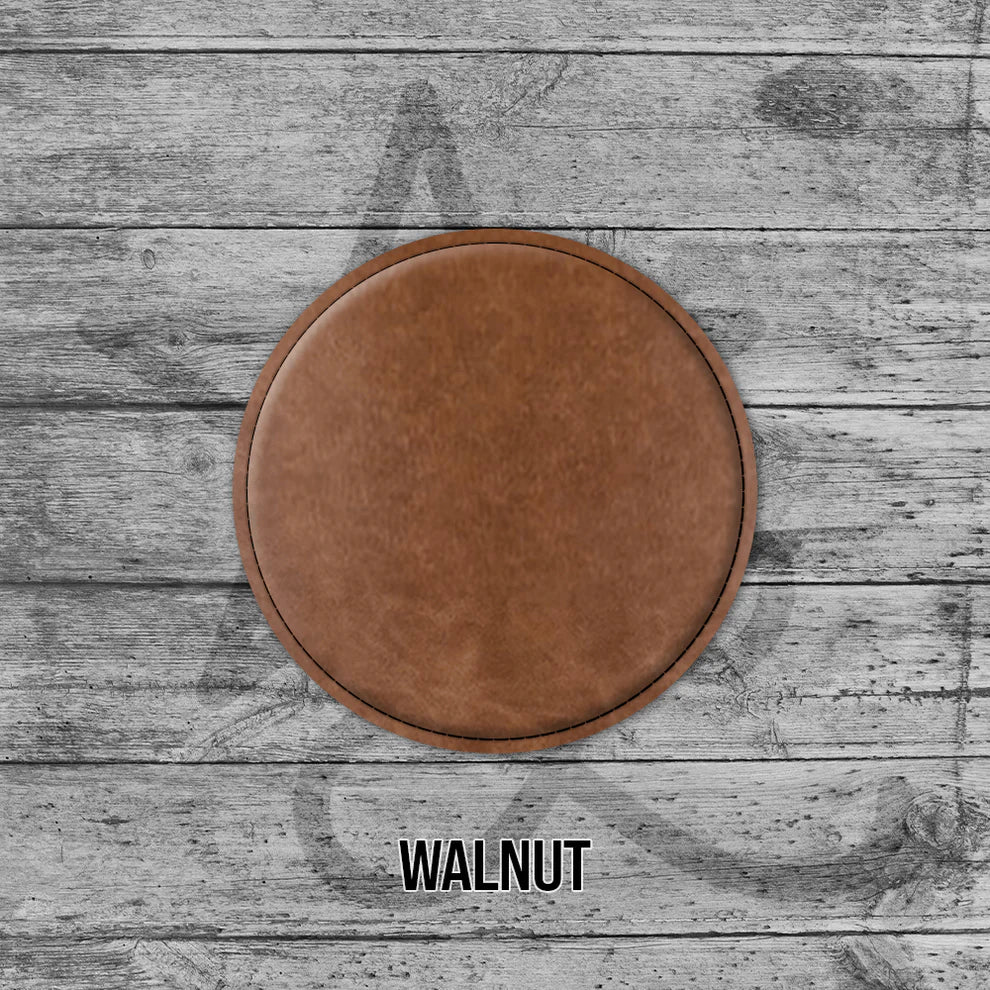 Custom Aviation Leatherette Coasters – Squadron, Aircraft & Personalized Designs (1, 4, or 6)