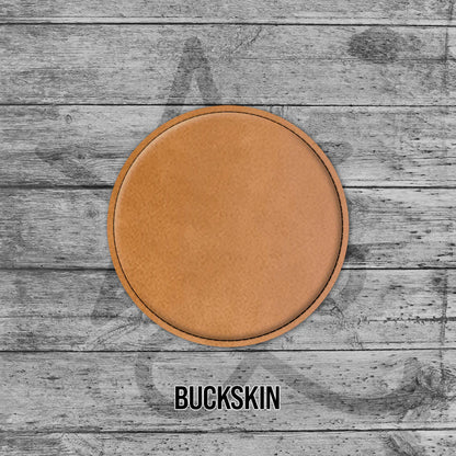 Custom Aviation Leatherette Coasters – Squadron, Aircraft & Personalized Designs (1, 4, or 6)
