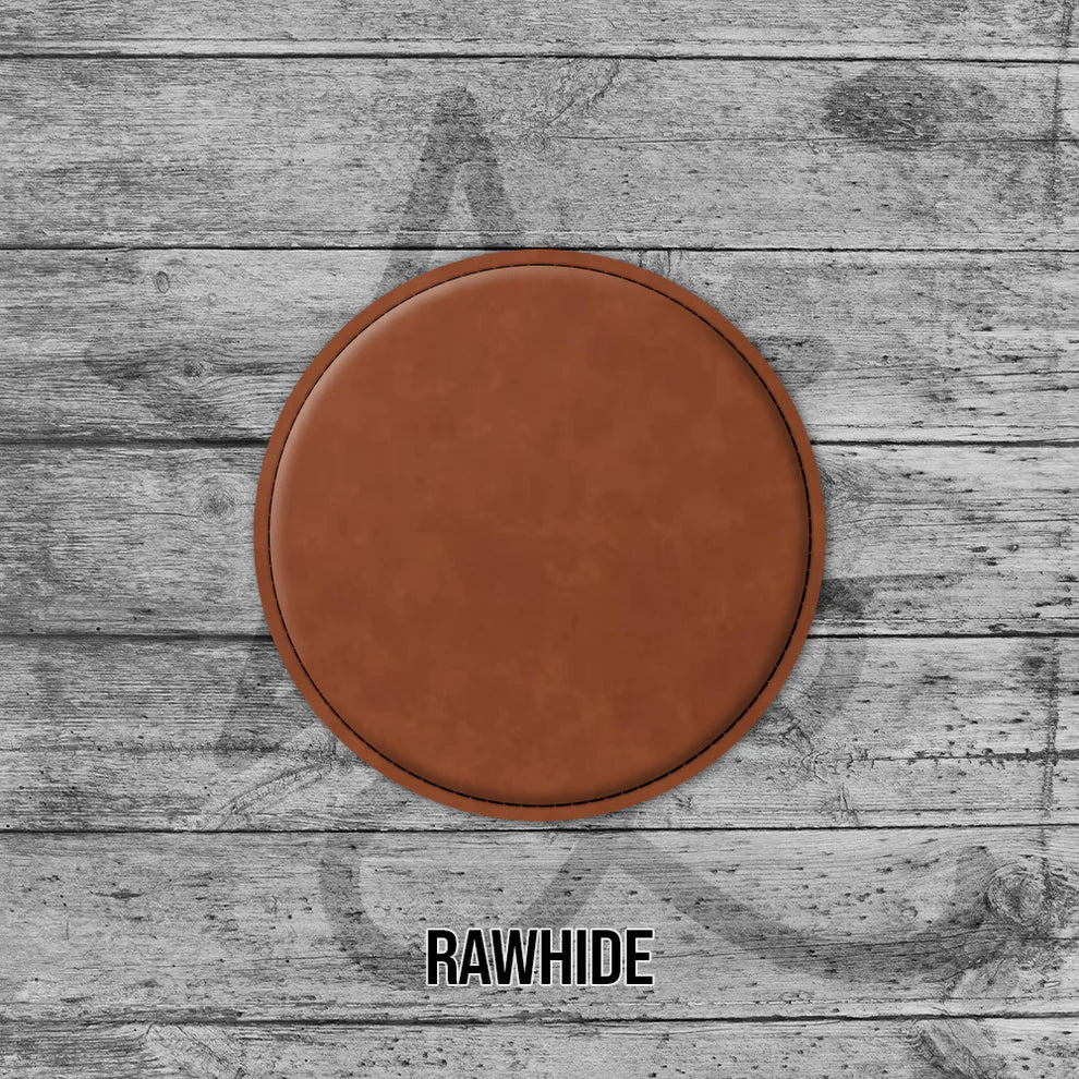 Custom Aviation Leatherette Coasters – Squadron, Aircraft & Personalized Designs (1, 4, or 6)