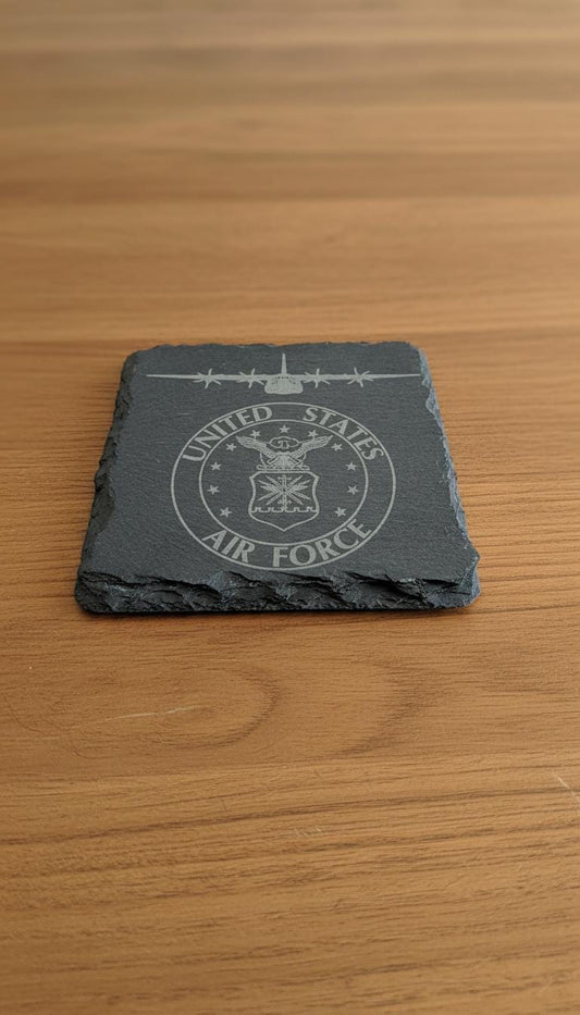 Custom Aviation & Military Slate Coasters